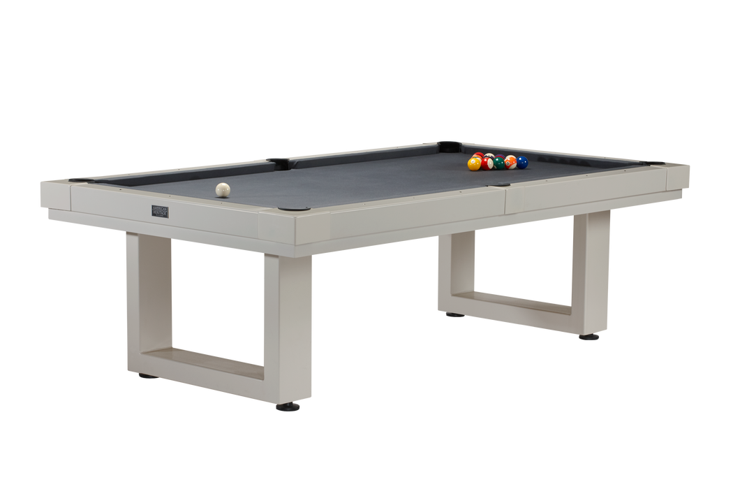 American Heritage Lanai - Oyster Grey 8' Indoor / Outdoor Pool Table