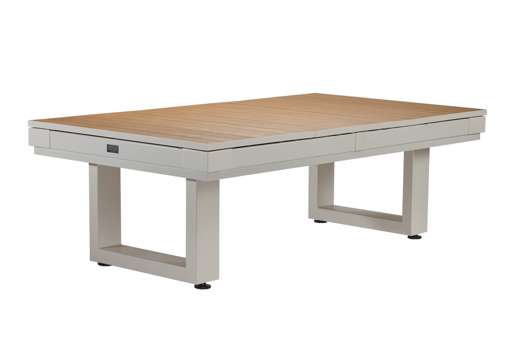 American Heritage Lanai - Oyster Grey 8' Indoor / Outdoor Pool Table