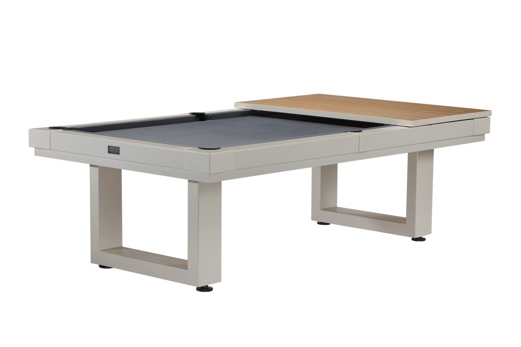 American Heritage Lanai - Oyster Grey 8' Indoor / Outdoor Pool Table