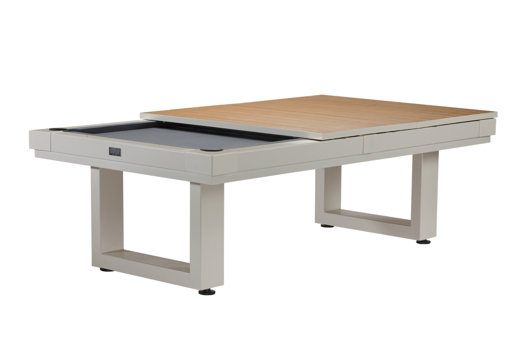 American Heritage Lanai - Oyster Grey 8' Indoor / Outdoor Pool Table