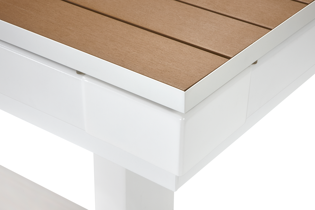 American Heritage Lanai - Pearl White 8' Indoor / Outdoor Pool Table