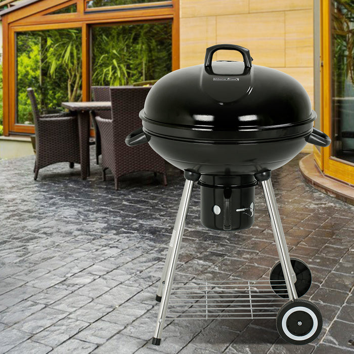 Round Kettle 22" Charcoal Grill With Ash Catcher