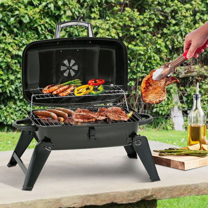 Mastercook Go-Anywhere Outdoor Portable Charcoal Grill