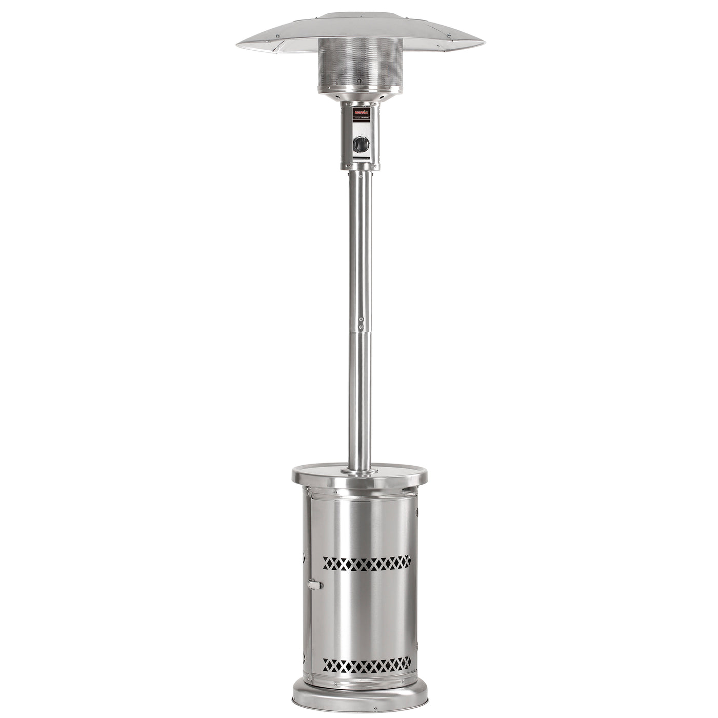 HEATMAXX Stainless Outdoor Gas Patio Heater —