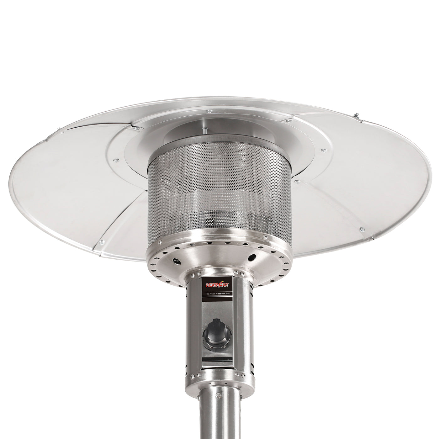 HEATMAXX Stainless Outdoor Gas Patio Heater —