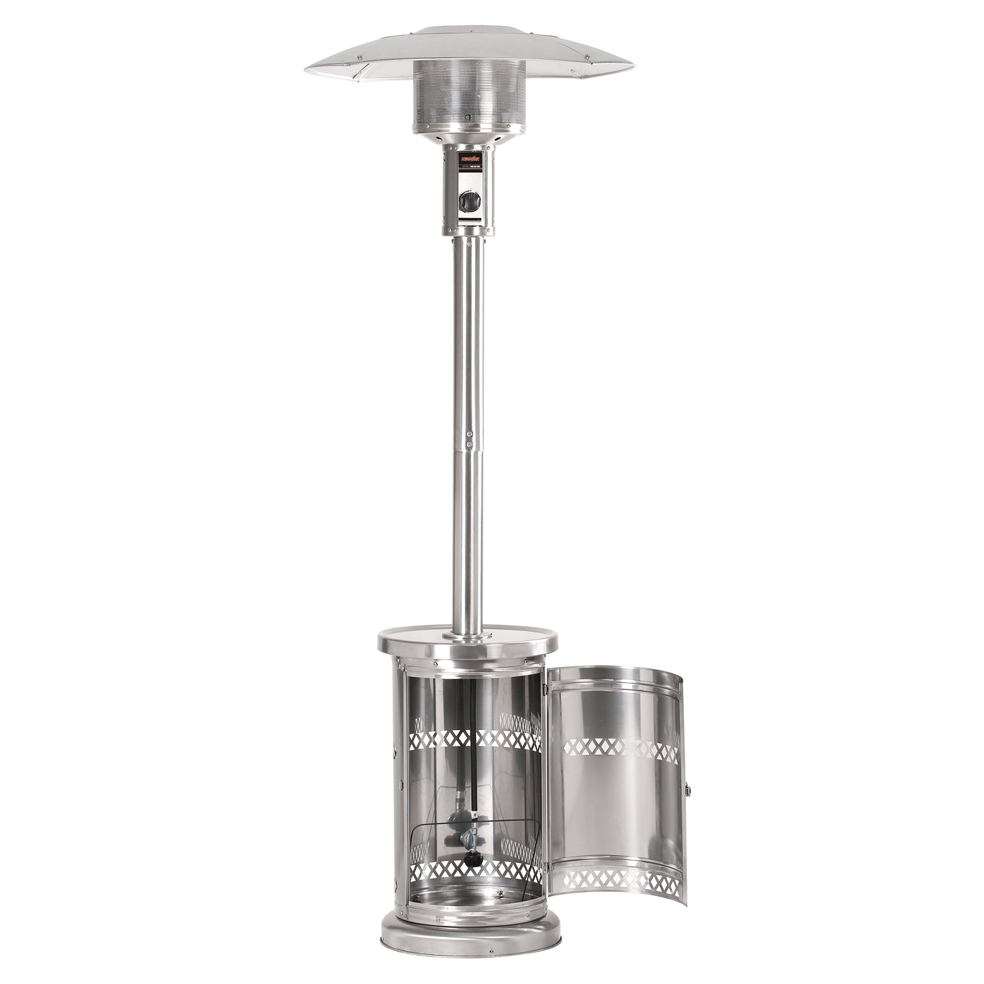 HEATMAXX Stainless Outdoor Gas Patio Heater —