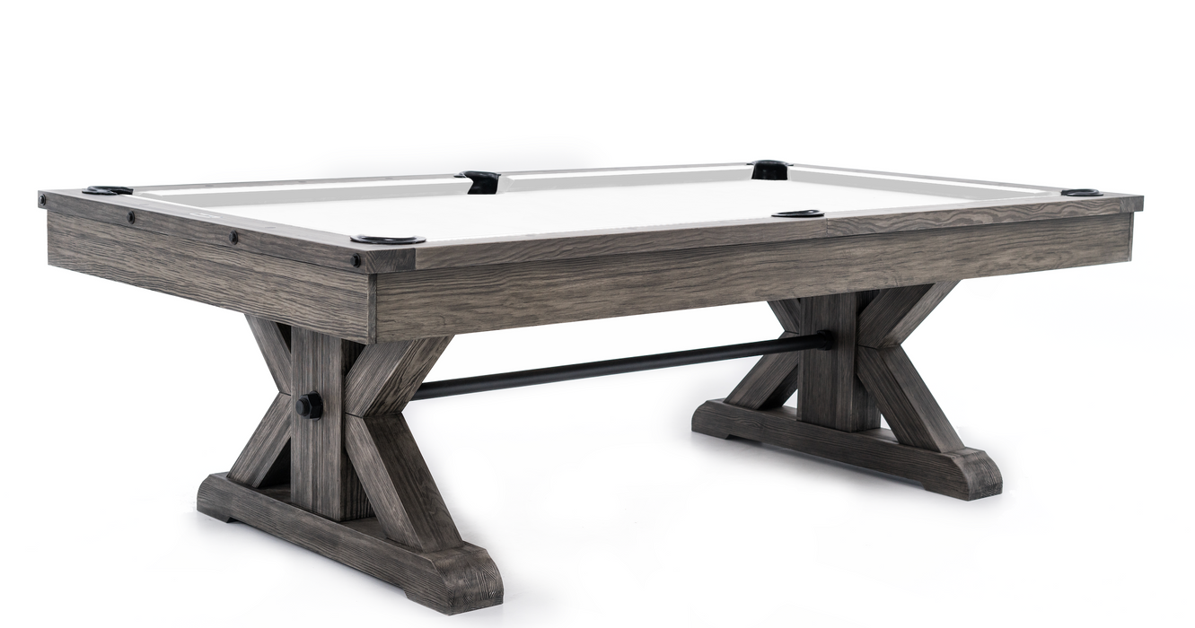 Otis Pool Table - Weathered Grey Finish
