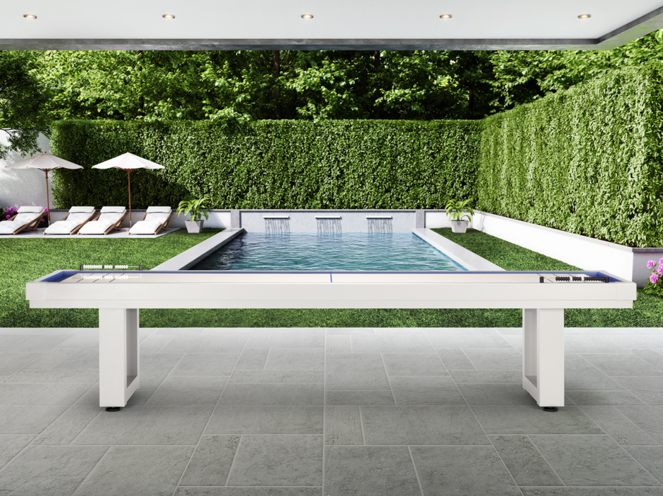 Lanai Shuffleboard Table - Pearl White