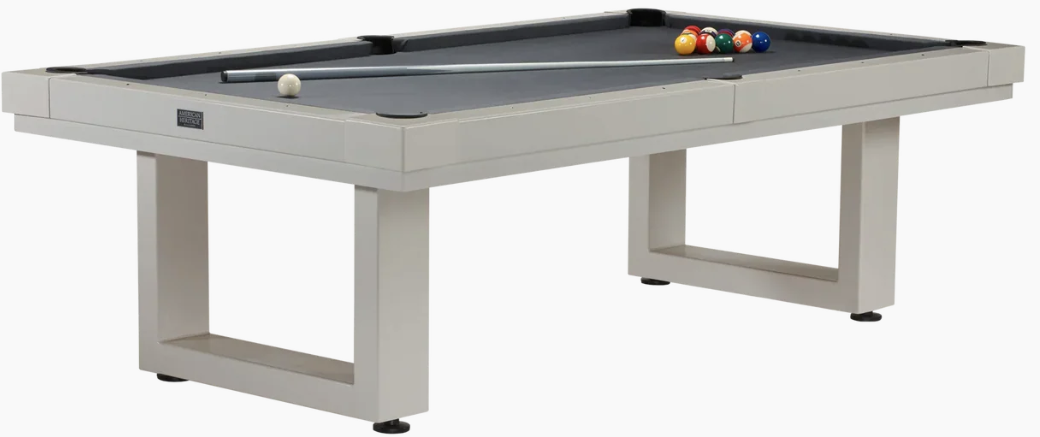American Heritage Lanai - Oyster Grey 8' Indoor / Outdoor Pool Table