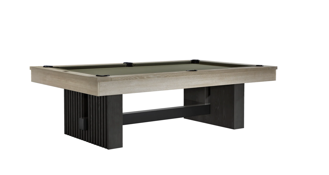 Vancouver 8' Pool Table - Natural Ash & Black Ash