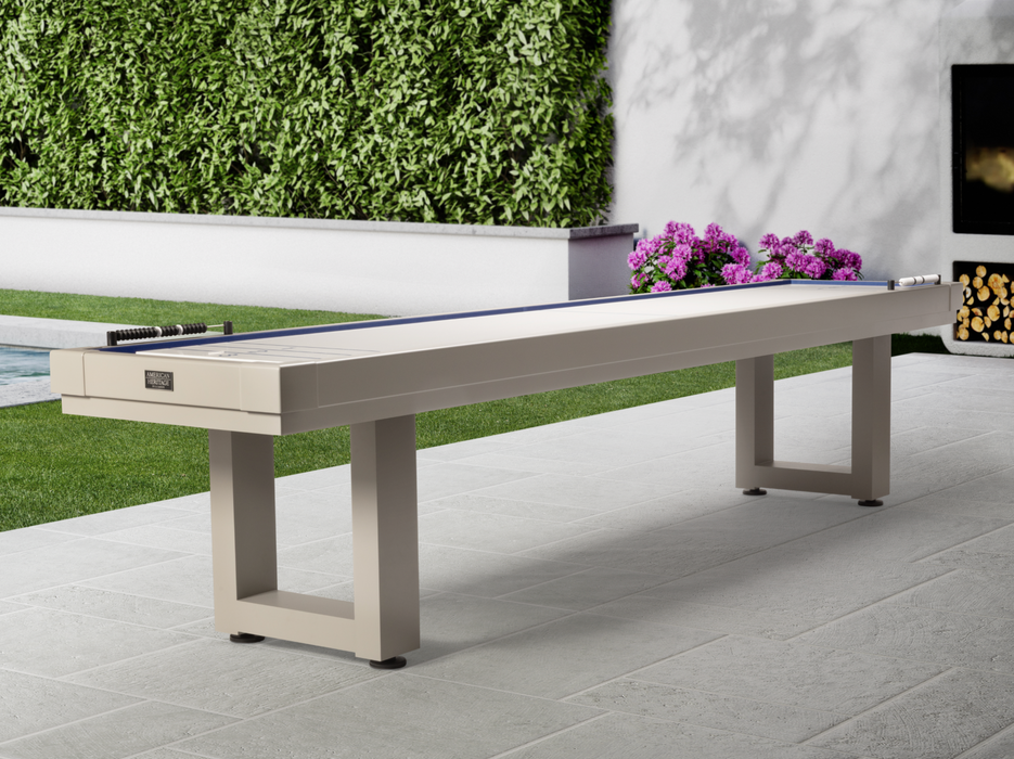 Lanai Shuffleboard Table - Oyster Grey
