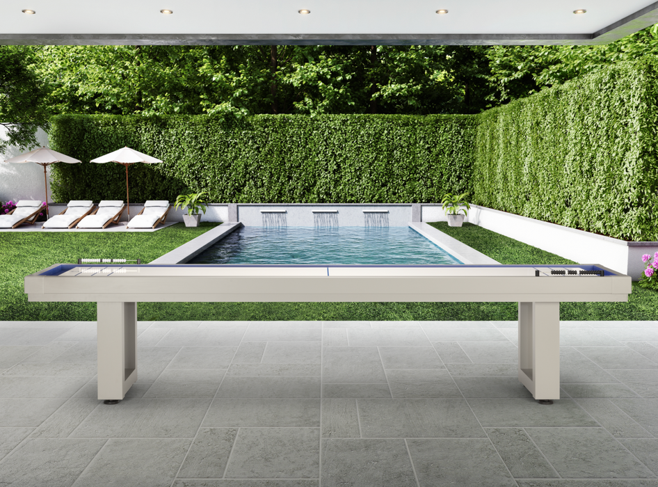 Lanai Shuffleboard Table - Oyster Grey