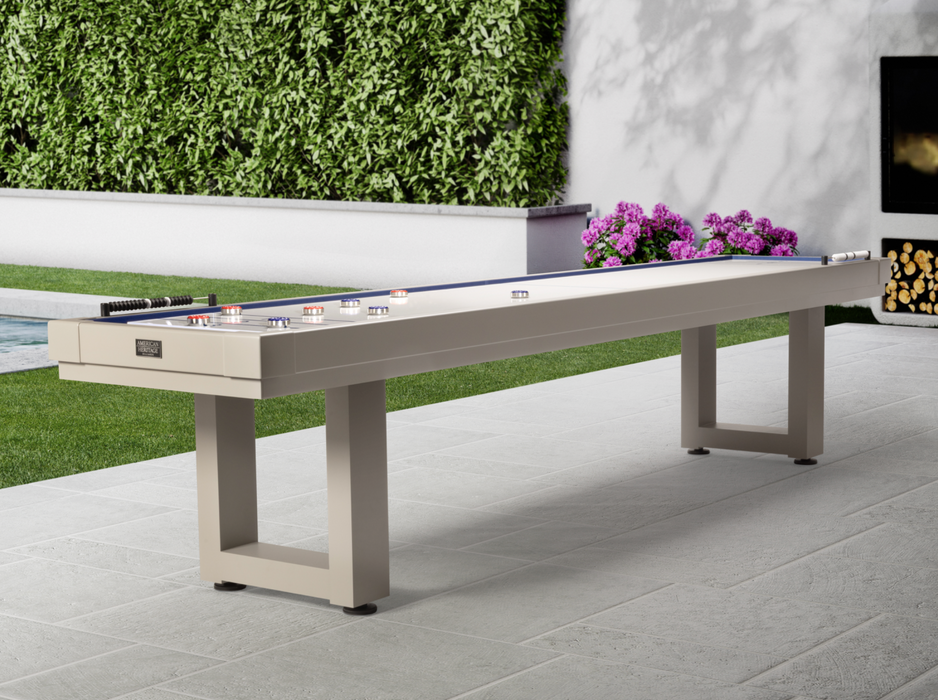 Lanai Shuffleboard Table - Oyster Grey