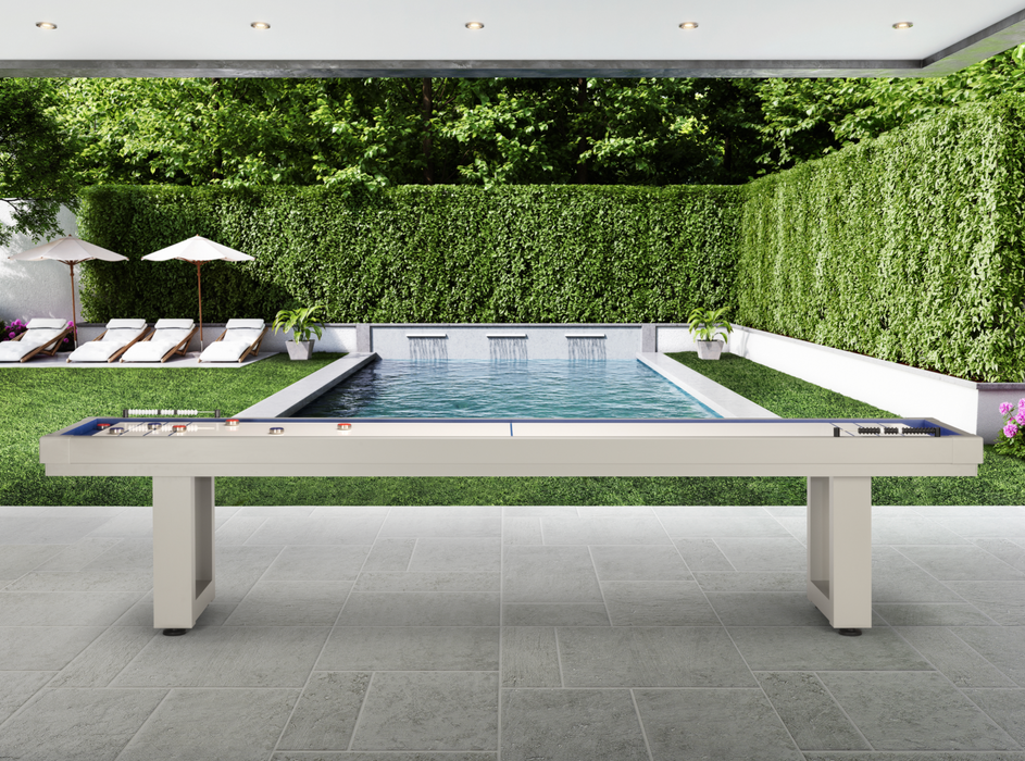 Lanai Shuffleboard Table - Oyster Grey