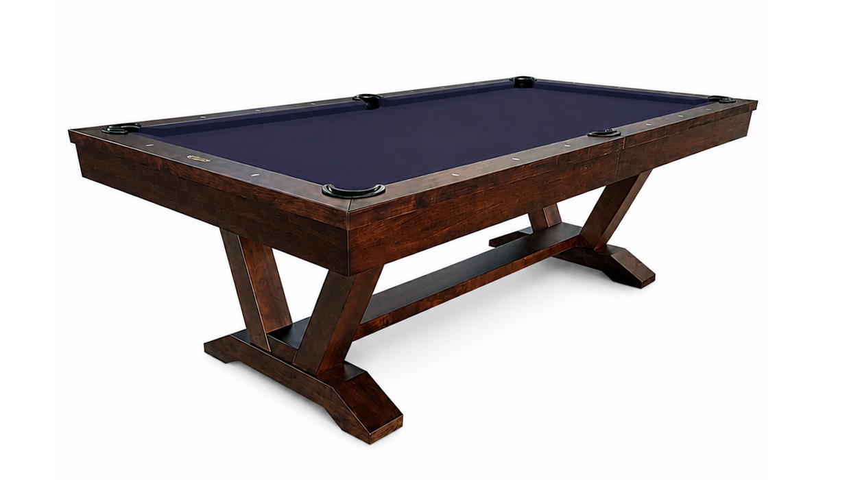 Skylar Pool Table - Warm Chestnut