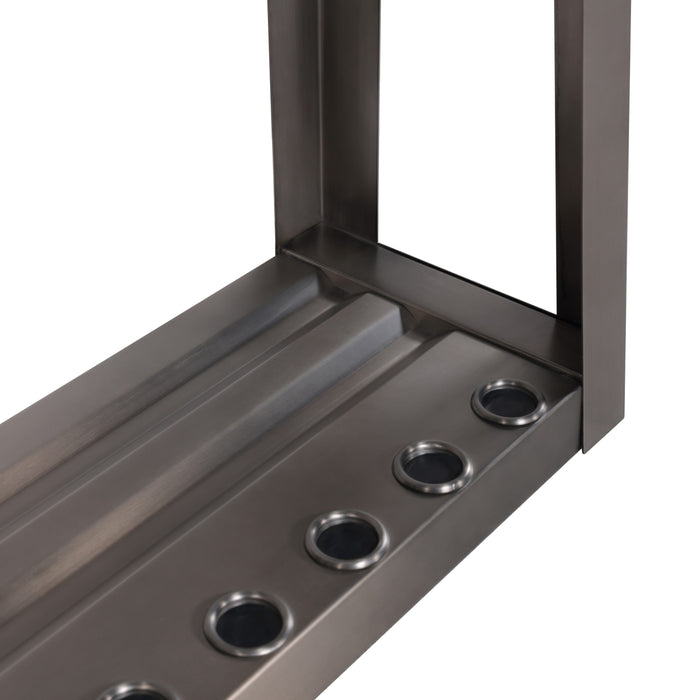 Plank and Hide Metal Floor Rack