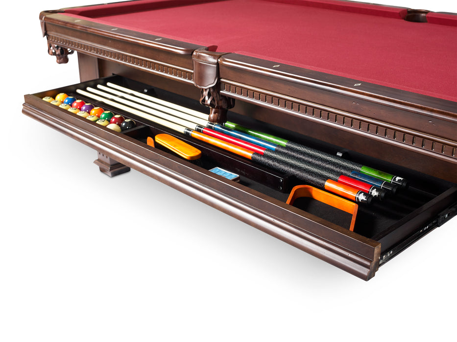 Drawble Pool Table Drawble Talbot 8' Pool Table with Drawer — Pooltables.com