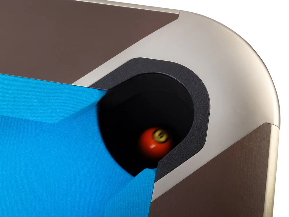 Gold Crown VII 9' Pool Table - Classic Brown