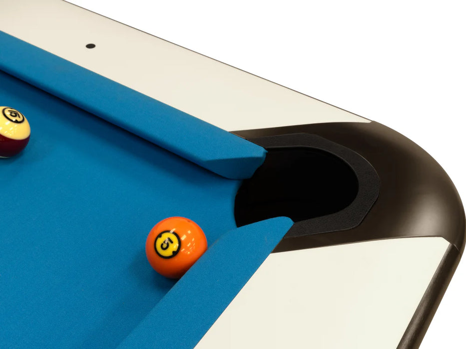 Gold Crown VII 8' Pool Table - Modern White