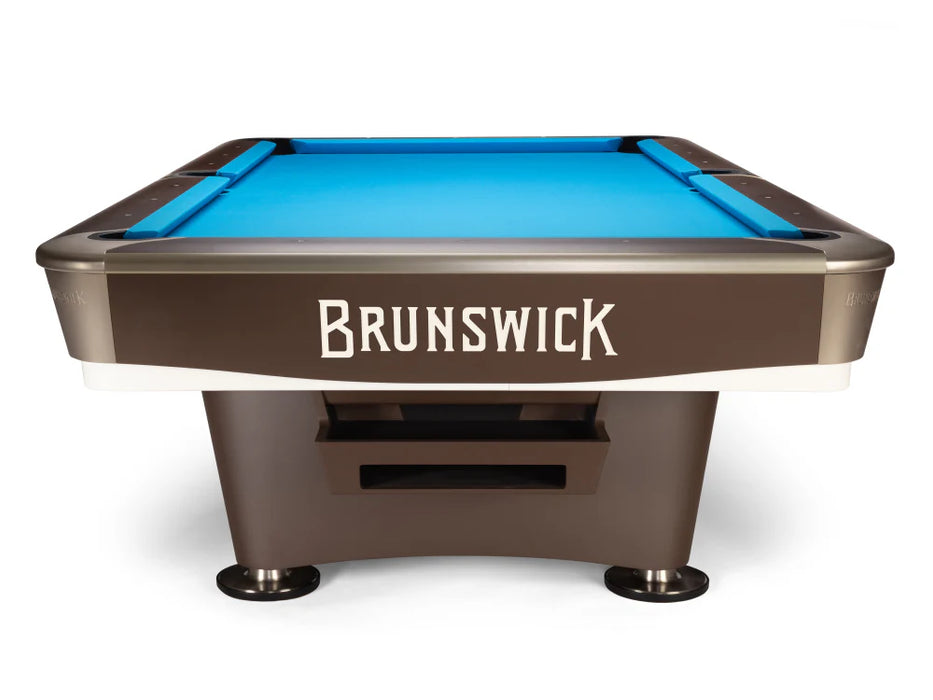 Gold Crown VII 9' Pool Table - Classic Brown