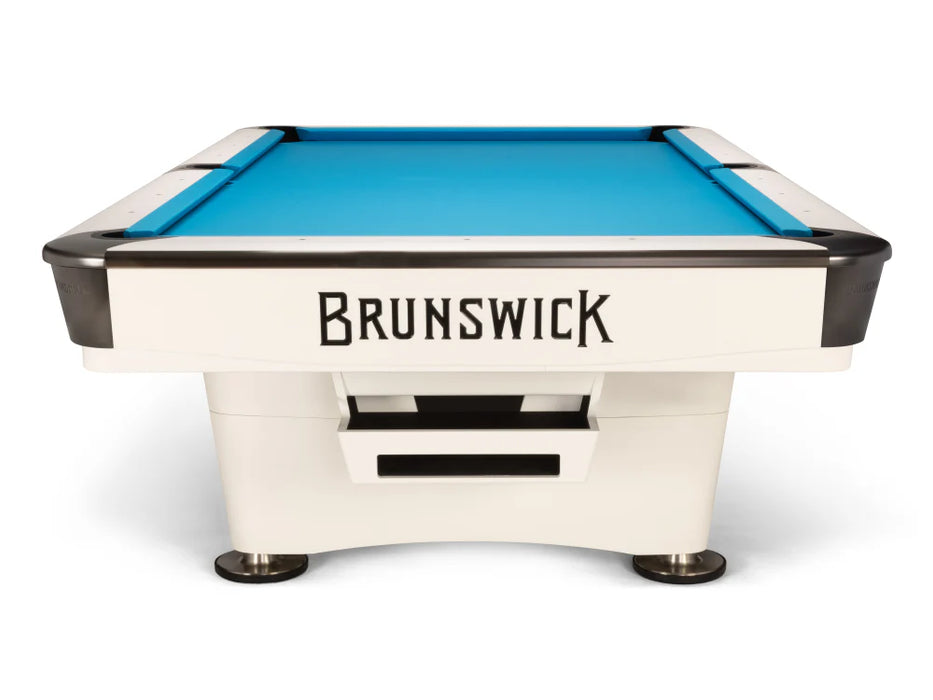 Gold Crown VII 9' Pool Table - Modern White