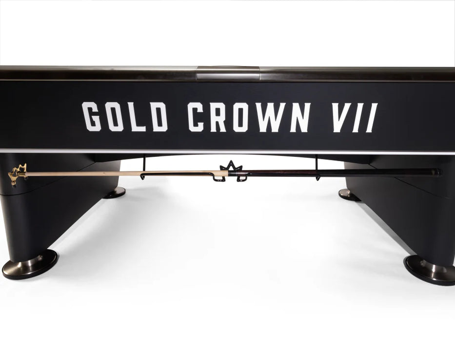 Gold Crown VII 9' Pool Table - Tournament Black