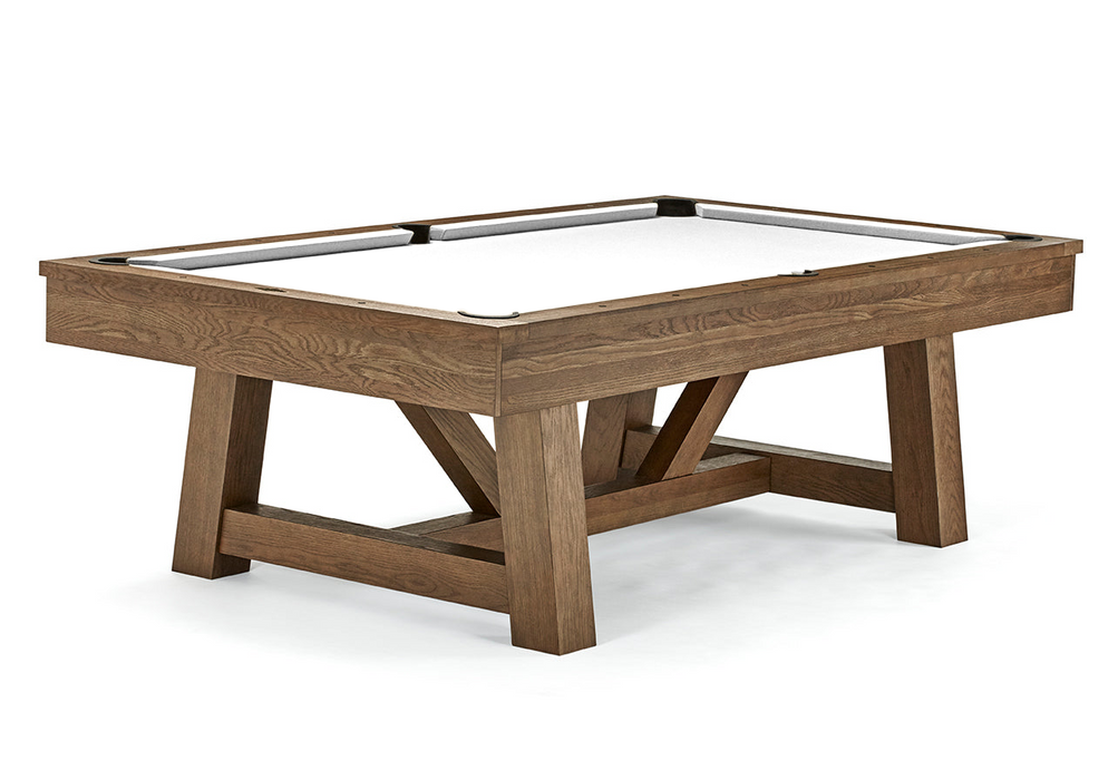 Brunswick Botanic Pool Table - Rustic Dark Brown