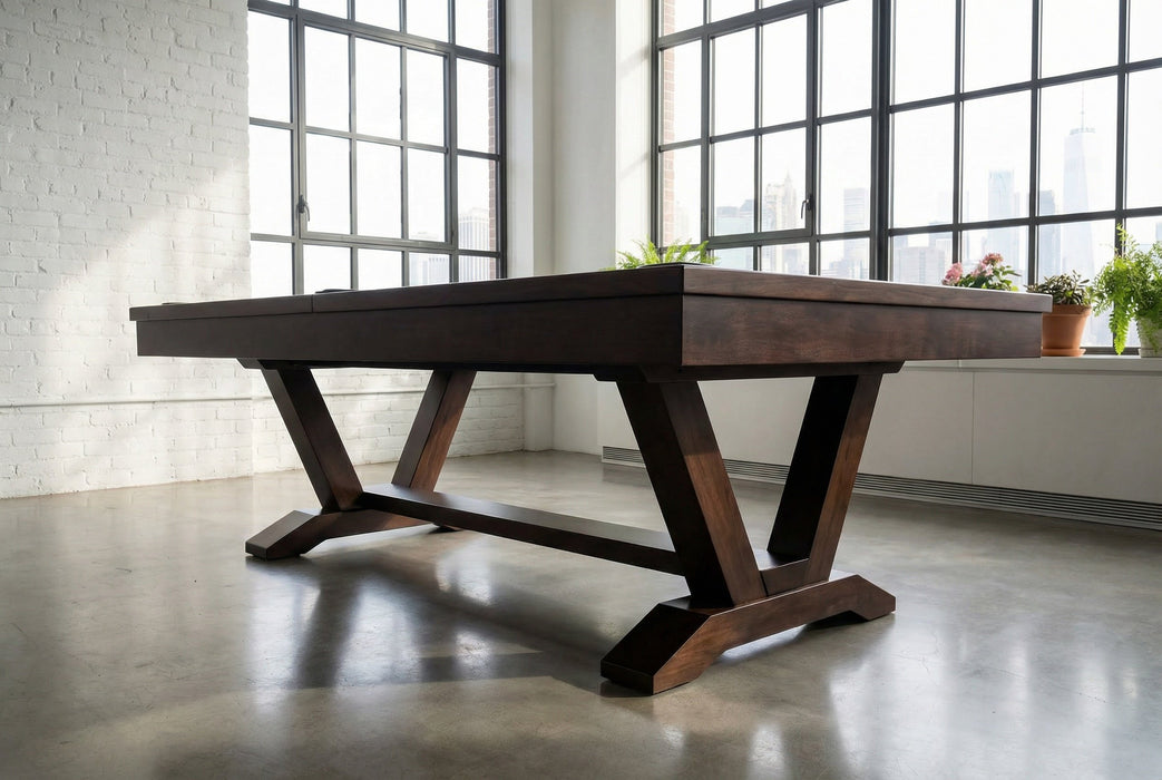 Skylar Pool Table - Warm Chestnut