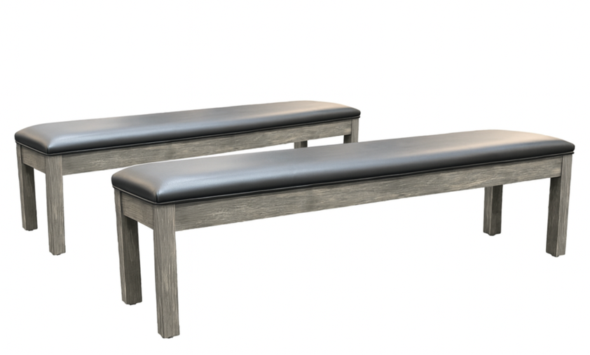 Weathered Gray Storage Bench