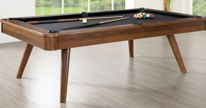 HB Home 8' Elton Walnut Mist Pool Table