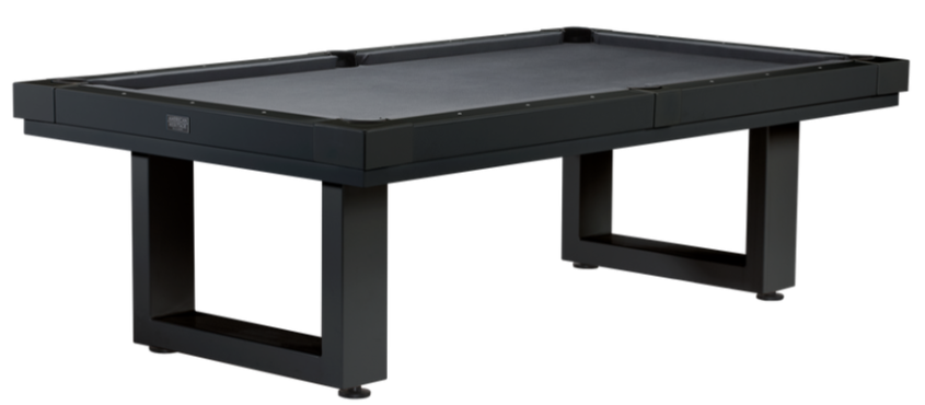 American Heritage Lanai - Obsidian Black 8' Indoor / Outdoor Pool Table