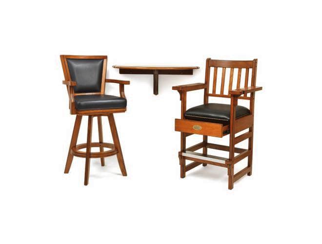 Spencer Marston Half-Moon Table and Mixed Chair Set