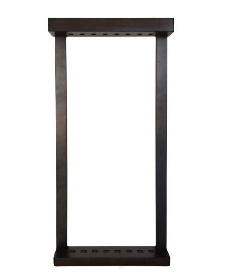 Plank and Hide Wood Metal Wall Rack