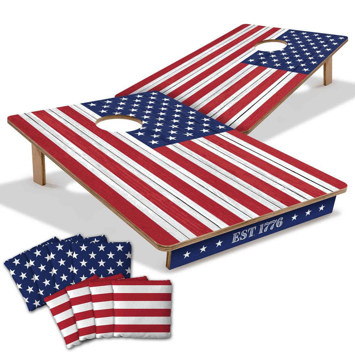 U.S. Army シェルターハーフ 2枚ガールズ&パンツァー　2枚枚セット American Flag 2x3 Cornhole Boards — Pooltables.com