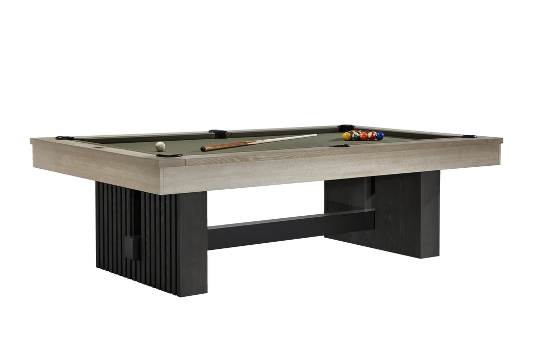 Vancouver 8' Pool Table - Natural Ash & Black Ash