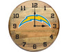 Imperial USA Officially Licensed NFL Oak Barrel Clock - Pooltables.com