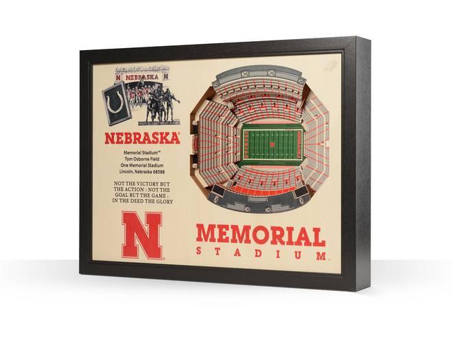 You The Fan! NCAA Stadium View 25-Layer 3D Wall Art - Pooltables.com