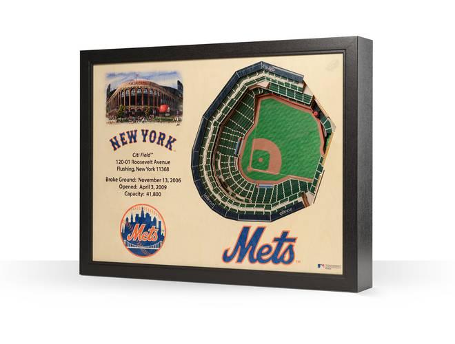 You The Fan! MLB Stadium View 25-Layer 3D Wall Art - Pooltables.com