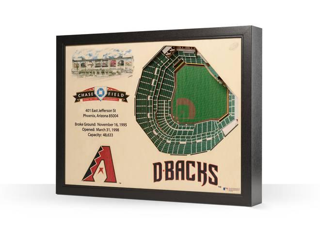 You The Fan! MLB Stadium View 25-Layer 3D Wall Art