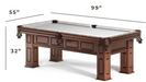 Spencer Marston Arlington Pool Table - Pooltables.com
