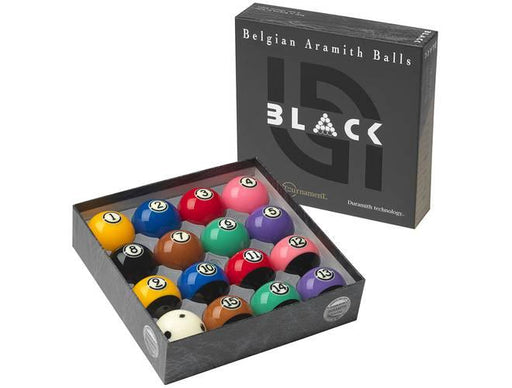 Aramith Tournament Black Ball set - Pooltables.com
