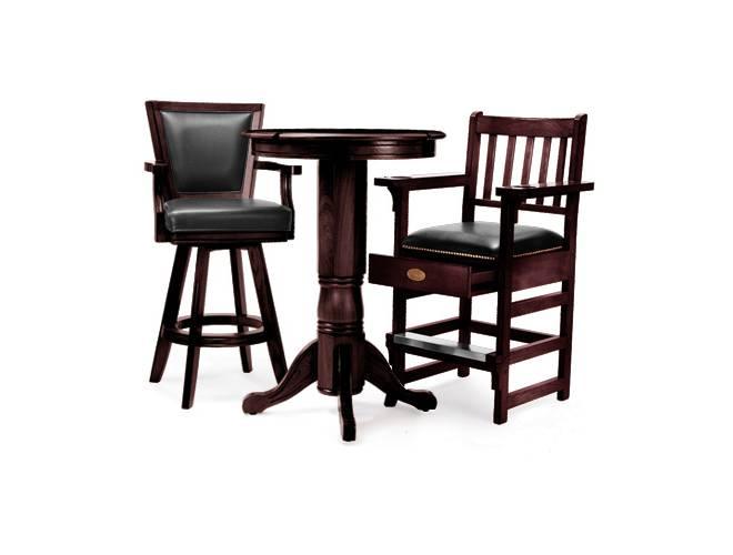 Spencer Marston Pub Table and Mixed Chair Set