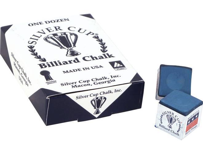 Silver Cup Billiard Chalk 12 Piece Box - Pooltables.com