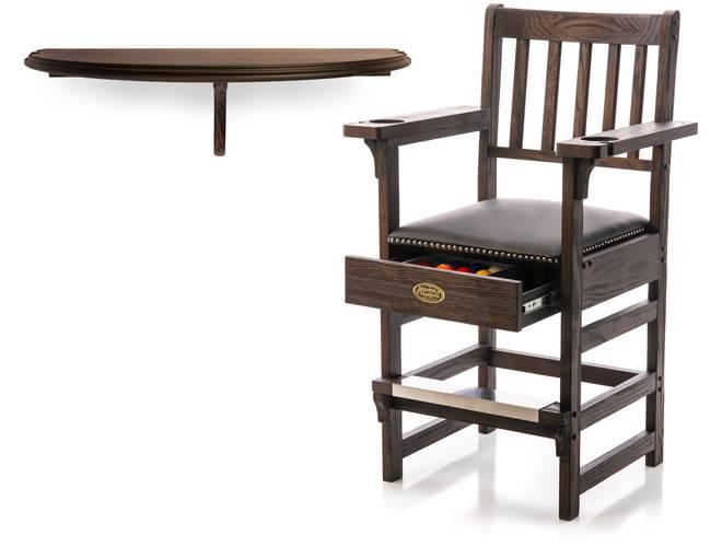 Spencer Marston Half-Moon Table and Deluxe Chair Set - Pooltables.com