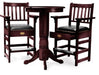 Spencer Marston Pub Deluxe Plus Table and 2-Chair Set - Pooltables.com