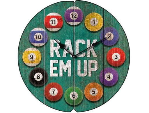 Imperial USA Vintage Rack Em Up Clock - Pooltables.com